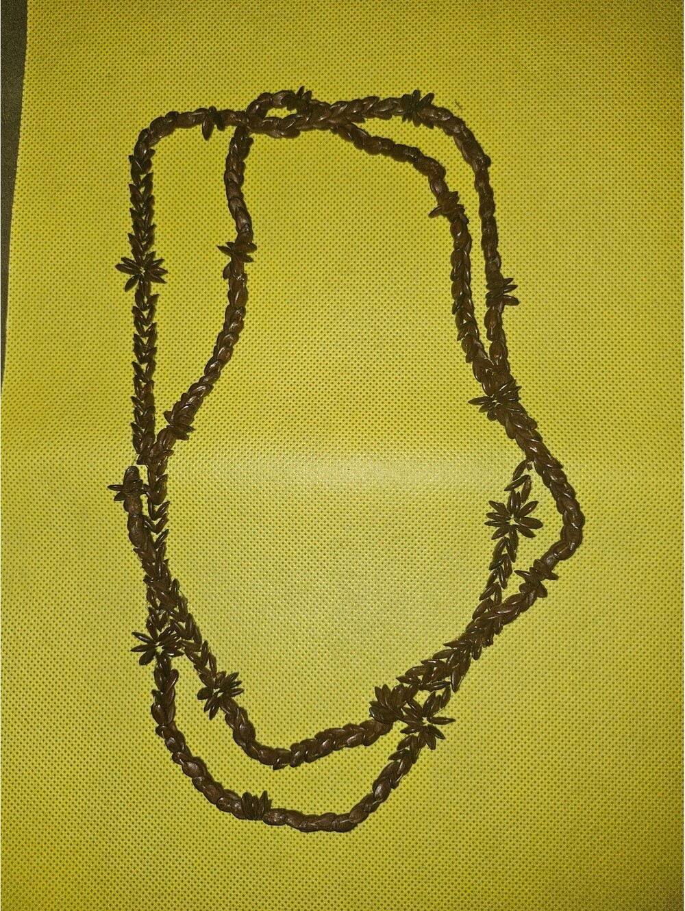 Vintage doubled Beaded seed style Necklace - unknown origin as-is